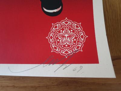 Shepard FAIREY (Obey) - Défiant Youth 2009, Signed silkscreen 2
