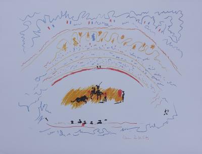 Pablo PICASSO (d’après) - La Corrida - Lithographie signée et numérotée 2