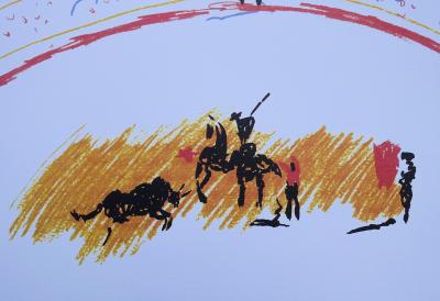 Pablo PICASSO (d’après) - La Corrida - Lithographie signée et numérotée 2