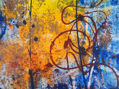Satish SHARMA - Aurore - Lithographie signée à l’encre 2