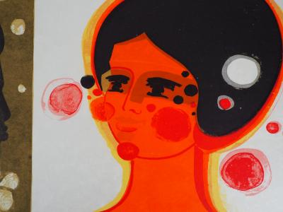 Fréderic MENGUY - Reflet : Lithographie originale Signée 2
