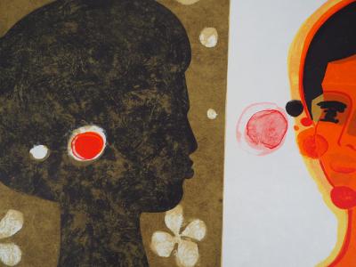 Fréderic MENGUY - Reflet : Lithographie originale Signée 2