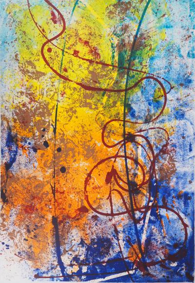 Satish SHARMA - Aurore - Lithographie signée à l’encre 2