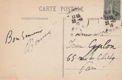 Pierre BONNARD - Cartes autographes signées 2