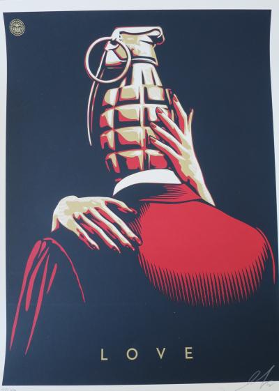 Shepard Fairey (Obey) - Love Is The Drug (Red), 2012 2