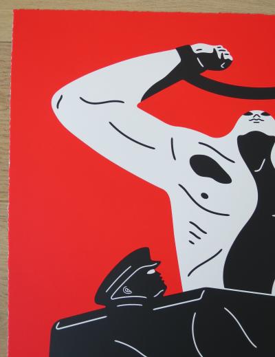 Cleon PETERSON - The Collaborator (Red), 2019 - Sérigraphie signée au crayon 2