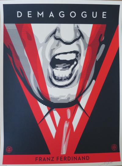 Shepard FAIREY (Obey) - Demagogue, 2016, Sérigraphie signée 2