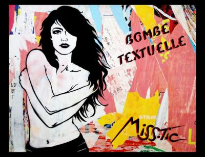 Miss.Tic - Bombe Textuelle, 2018 - Encre pigmentaire signée 2
