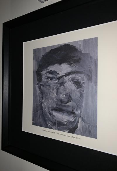 Yan PEI-MING - Portrait Robot, 1992 - Carton d’invitation signé 2
