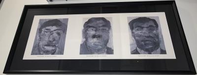 Yan PEI-MING - Portrait Robot, 1992 - Carton d’invitation signé 2