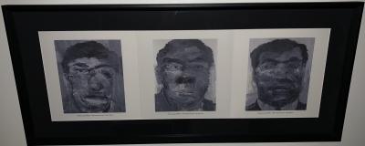 Yan PEI-MING - Portrait Robot, 1992 - Carton d’invitation signé 2