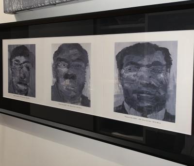 Yan PEI-MING - Portrait Robot, 1992 - Carton d’invitation signé 2