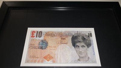 BANKSY (d’après) - X2 Lady Di Faced 10 £ 2