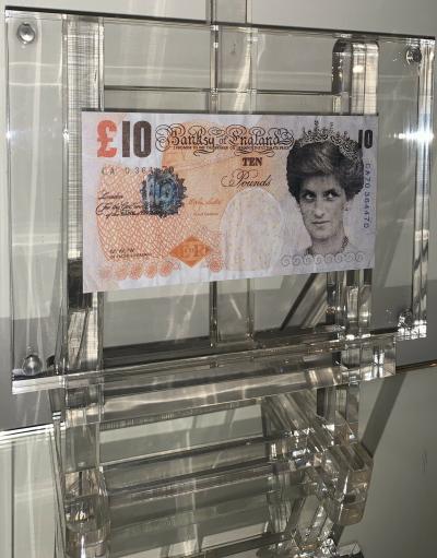 Banksy - Lady Di Faced 10 £  - Billet fac-similé 2