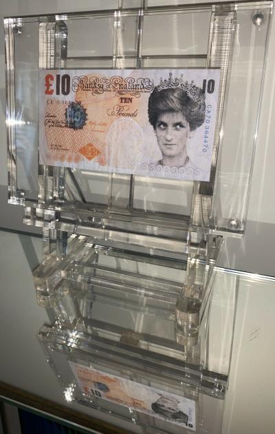 Banksy - Lady Di Faced 10 £  - Billet fac-similé 2