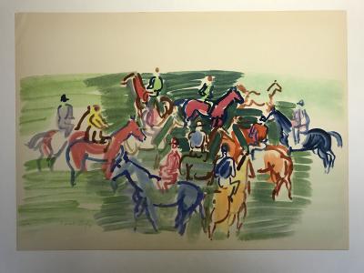 Raoul DUFY (d’après) - Paddock, 1959 - Pochoir 2