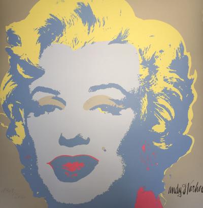 Andy WARHOL (d’après) - Marilyn Monroe  yellow - Lithographie 2