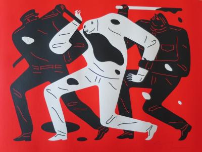 Cleon PETERSON - The Disappeared (Red), 2019 - Sérigraphie signée au crayon 2