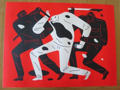 Cleon PETERSON - The Disappeared (Red), 2019 - Sérigraphie signée au crayon 2