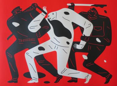 Cleon PETERSON - The Disappeared (Red), 2019 - Sérigraphie signée au crayon 2