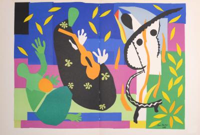 Henri MATISSE - La Tristesse Du Roi, 1958 - Lithograph on paper 2