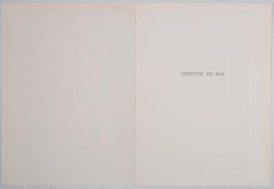 Henri MATISSE - La Tristesse Du Roi, 1958 - Lithograph on paper 2