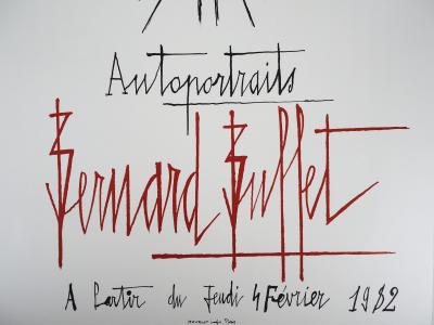 Bernard BUFFET - Autoportraits, 1982 - Lithographe originale 2