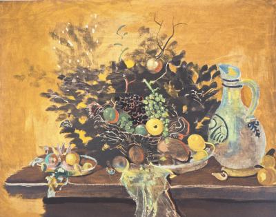 André DERAIN : la couoe de fruits - Lithographie 2