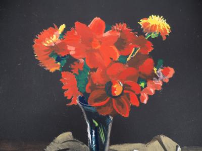 André DERAIN : Le bouquet rouge - Lithographie Signée 2