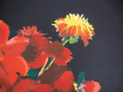 André DERAIN : Le bouquet rouge - Lithographie Signée 2