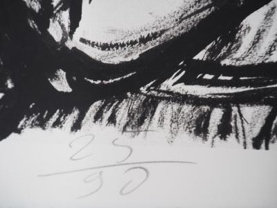 Robert COMBAS - Peintres,1993 - Grande sérigraphie originale signée 2