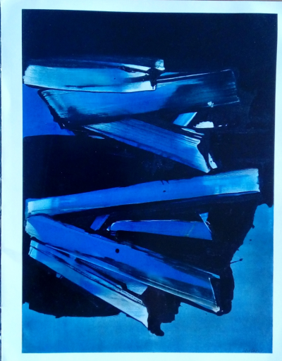 Pierre SOULAGES (d’après) - Galerie de France, 1960 - Impression sérigraphique 2
