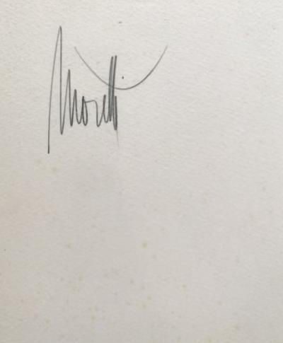 Raymond MORETTI - Etude de nu - Lithographie signée au crayon 2