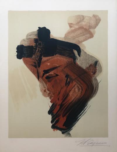 David Alfaro SIQUEIROS - Composition abstraite - Lithographie signée au crayon 2