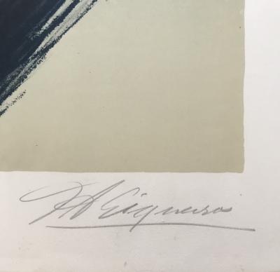 David Alfaro SIQUEIROS - Composition abstraite - Lithographie signée au crayon 2