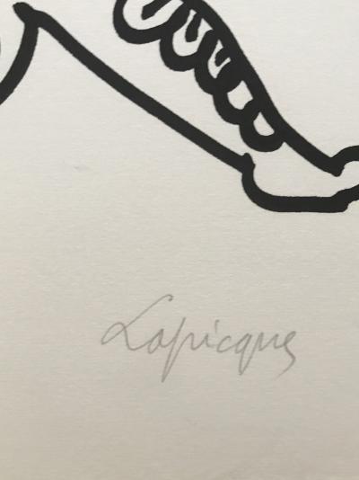 Charles LAPICQUE - Personnage fantastique - Lithographie signée au crayon 2
