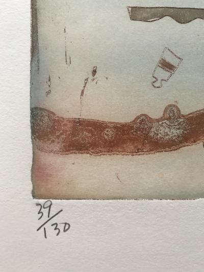 Shoichi HASEGAWA - Jardin d’artiste - Gravure signée au crayon 2