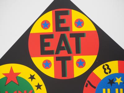 Robert INDIANA - Black Diamond American Dream, 1997 - Sérigraphie originale 2