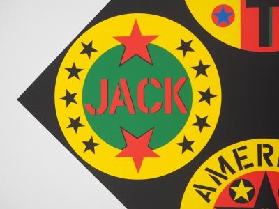 Robert INDIANA - Black Diamond American Dream, 1997 - Sérigraphie originale 2