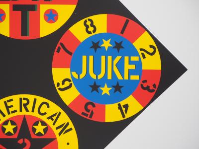 Robert INDIANA - Black Diamond American Dream, 1997 - Sérigraphie originale 2