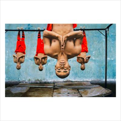 Steve MCCURRY - Shaolin monks training, 2019 - Tirage C-Type signé 2