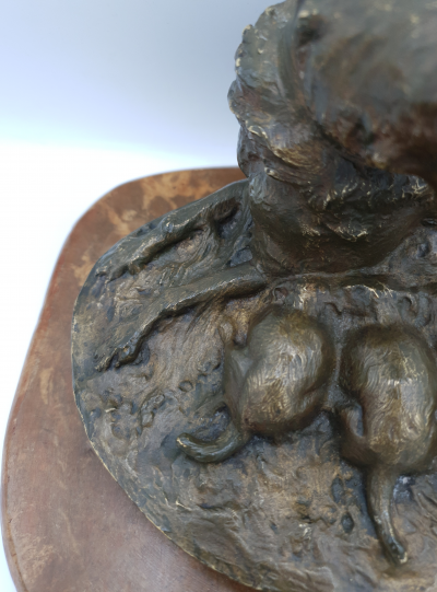 Georges ENGRAND - Louve et ses louveteaux - ca. 1900, Bronze 2