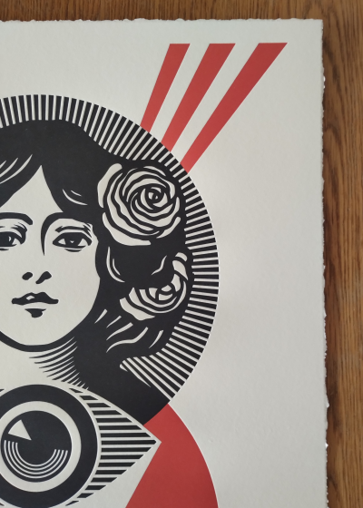 Shepard FAIREY (Obey) - Third Eye Open 2024 Letterpress Shepard Fairey Obey 2