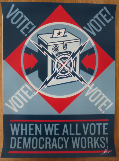 Shepard FAIREY (Obey) - When We All Vote, 2020 - Affiche 2