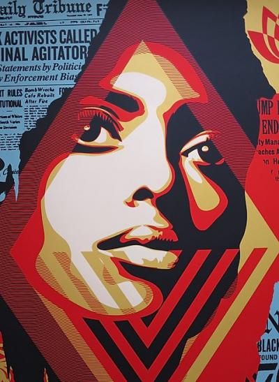 Shepard FAIREY (Obey) - Bias by numbers - Sérigraphie signée au crayon 2