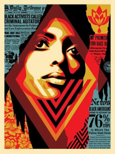 Shepard FAIREY (Obey) - Bias by numbers - Sérigraphie signée au crayon 2