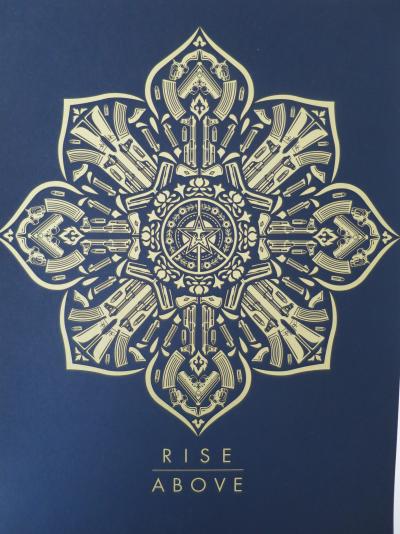 Shepard FAIREY (Obey) - Rise Above - Impression typographique 2