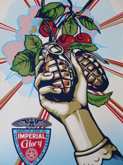 Shepard FAIREY (Obey) - Imperial Glory, 2011 - Sérigraphie signée au crayon 2