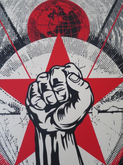 Shepard FAIREY (Obey) - Prophets Of Rage New Day Rising, 2017 - Sérigraphie signée au crayon 2