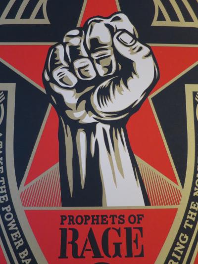 Shepard FAIREY (Obey) - Prophets Of Rage, 2016 - Sérigraphie signée au crayon 2